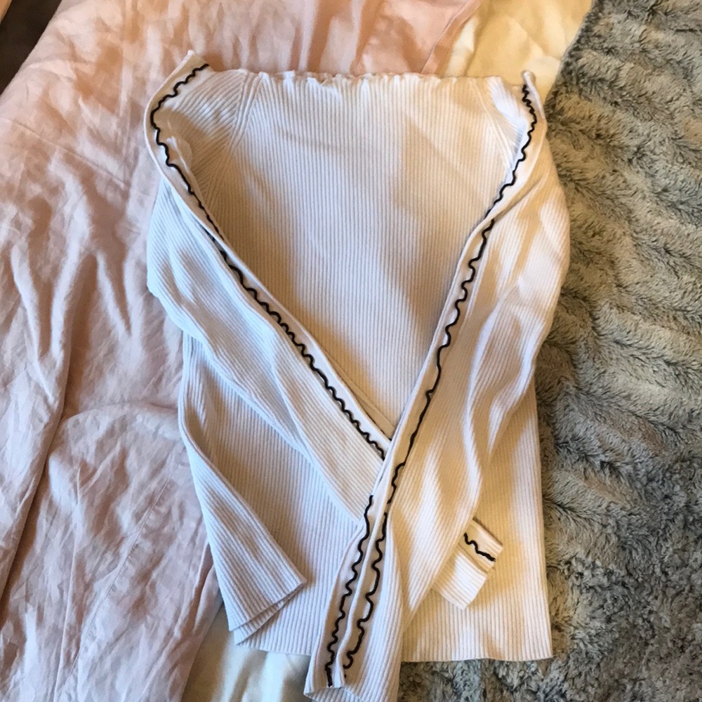 Zara off the shoulder sweater